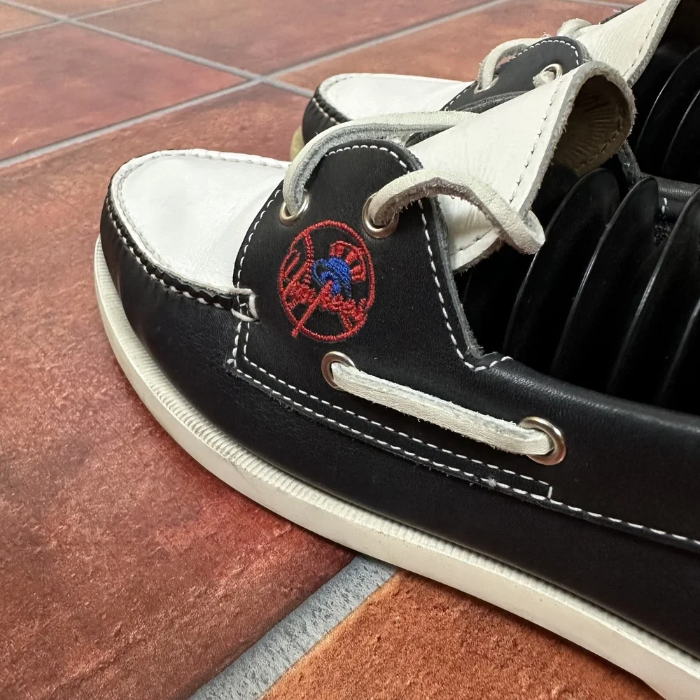 Allen Edmonds MLB New York Yankees Slip-On Boat Shoes Size 8.5
